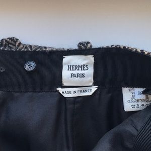 Authentic VINTAGE HERMÉS WOOL/ cashmere SKIRT EUC